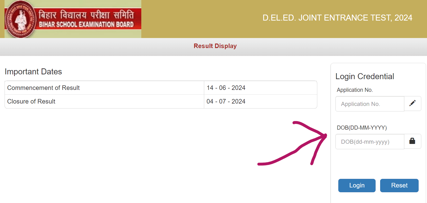 Bihar DElEd Result 2024